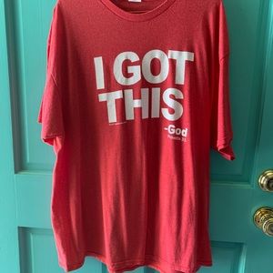 I Got This and he does. This is my Jesus tee. I haven’t seen many well none 🫤